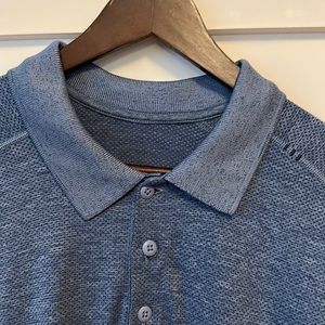Lululemon - Men’s Metal Vent Tech Polo Shirt 2.0 - Large - Light Blue